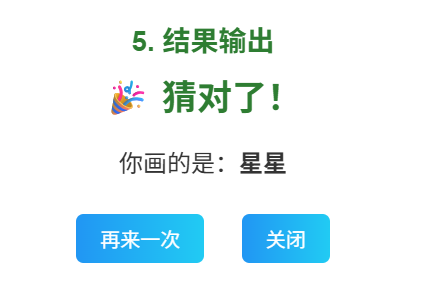 结果输出
